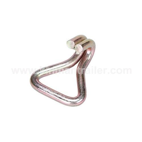 1-1/16inch 1500kgs Double J Steel Wire Hook For Tie Down Straps