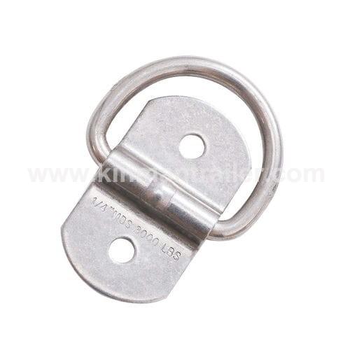 1/4inch MBS 3000lbs stainless steel surface mount bolt on D ring