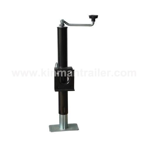 15inch 2000lbs top wind black trailer stand jack