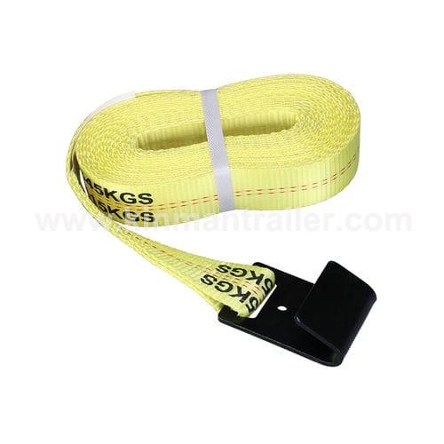 2inch 27 feet 10000 lbs yellow winch strap with printing