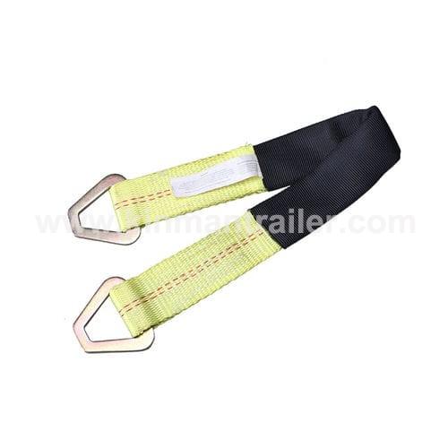 2inch axle tie down towing strap with delta D ring