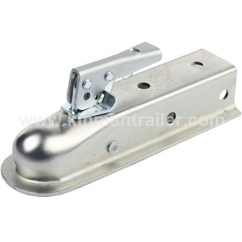 2inch ball 2inch channel tongue silver color trailer hitch coupler