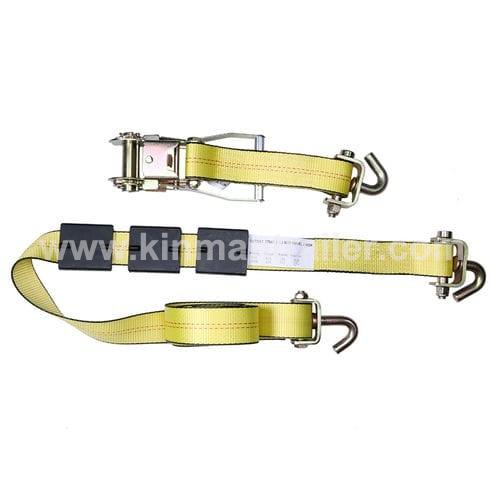 2inch ratchet tie down strap with single claw swival hook