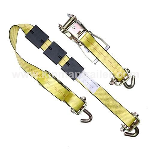 2inch ratchet tie down strap with single claw swival hook