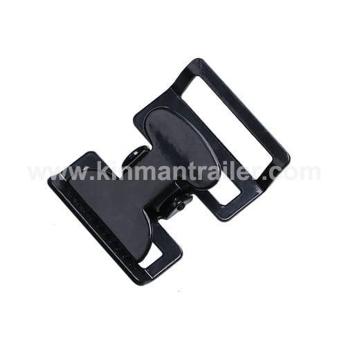 35mm black steel tourniquet buckle for tie down strap webbing