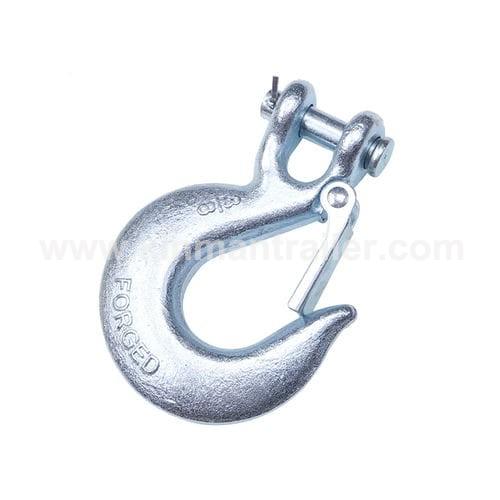 3/8 inch zinc plated steel clevis slip hook