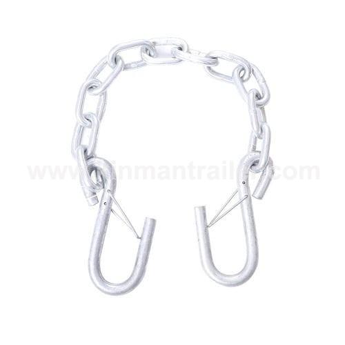 48inch zinc plated big s hook trailer safe chain