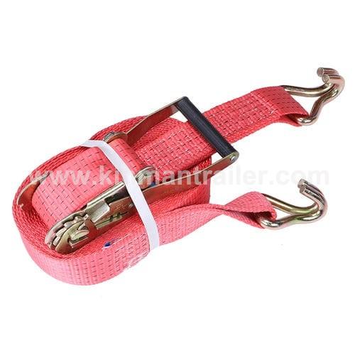 50mm 10m BS 5T red ratchet tie down Europe strap