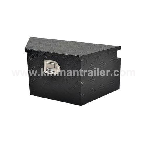 A frame trailer tool storage chest triangle toolbox