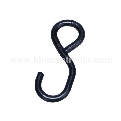 Black Color Steel S Hooks For Tie Down