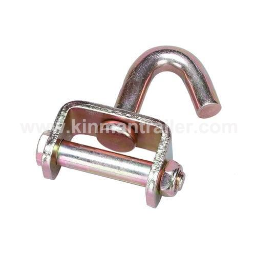 Heavy Duty 2inch Steel Wire Single J Hook For Cargo Straps