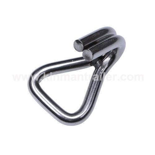 Stainless Steel Double J Wire Hook For Lashing Tie Down Straps