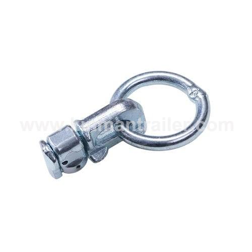 aluminum captive track double stud fitting with round o ring