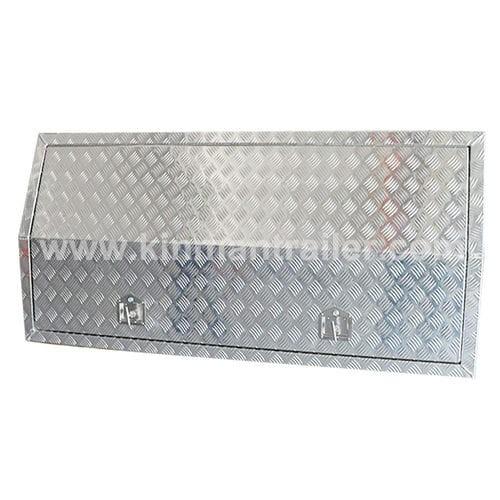 aluminum diamond checker plate gullwing canopy pickup truck toolbox