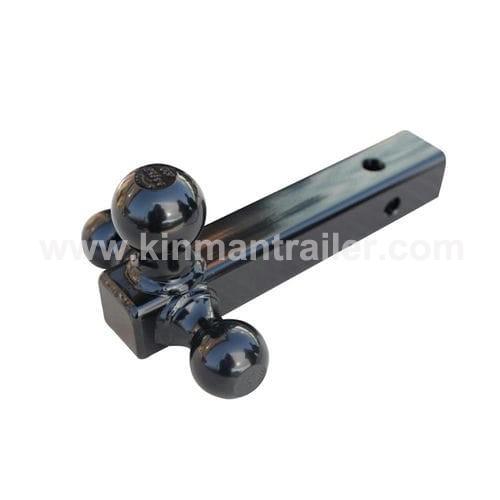 black triple ball mount for flexible trailer towing hitch