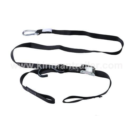 cam buckle motorcycle lashing strap with snap hook