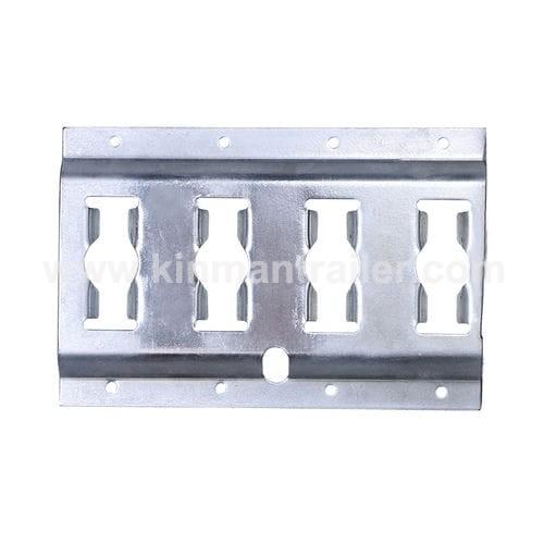 cargo load securing zinc plated e track channel rail