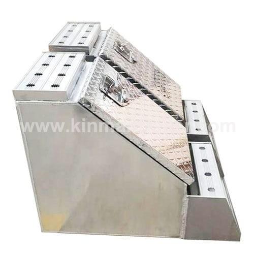 diamond checker plate welding aluminium step ladder chest