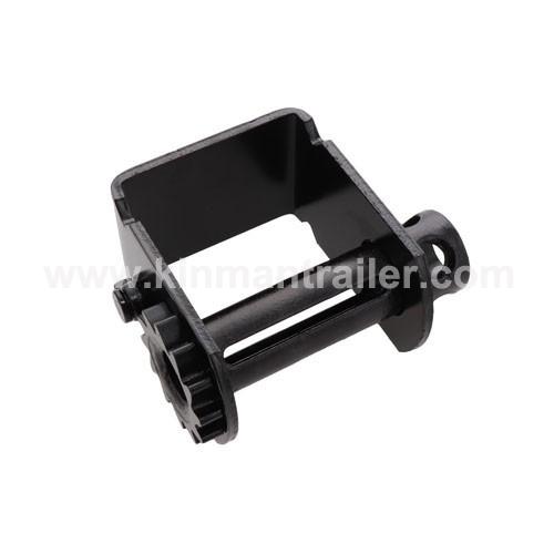 flatbed trailer steel notched sliding ratchet webbing winch