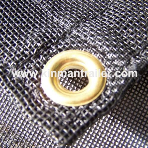 heavy duty mesh dump truck tarp for manual tarpaulin hardware roller kit