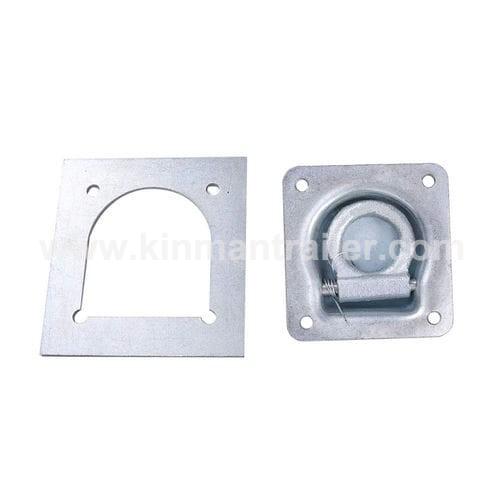 recessed tie down anchor d ring with bolt on mounting plate