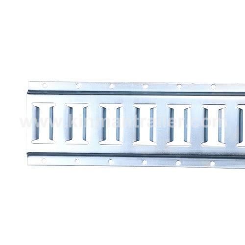 replacement steel rail zinc plated horizontal e track 