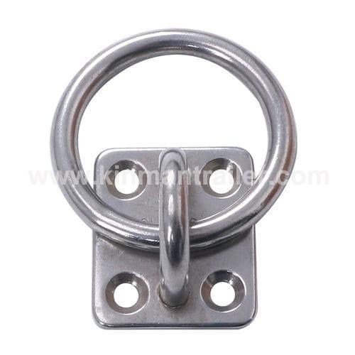 stainless steel bolt on rope lashing o ring