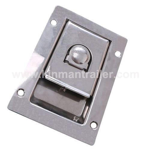 stainless steel recessed floor mount spring lashing D ring