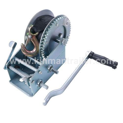 tie down webbing strap boat trailer manual hand winch