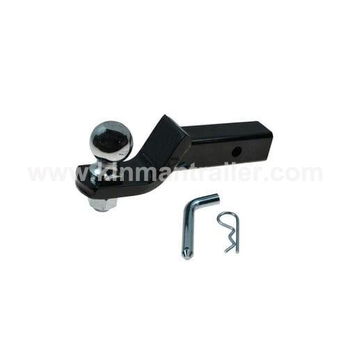 towing kit black ball mount with hitch ball and pin