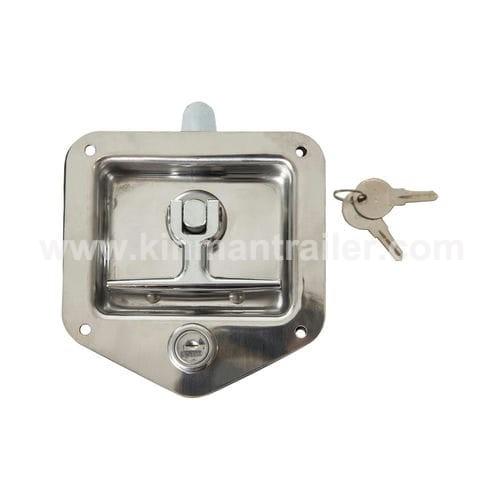 trailer truck toolbox key locking T-handle latch