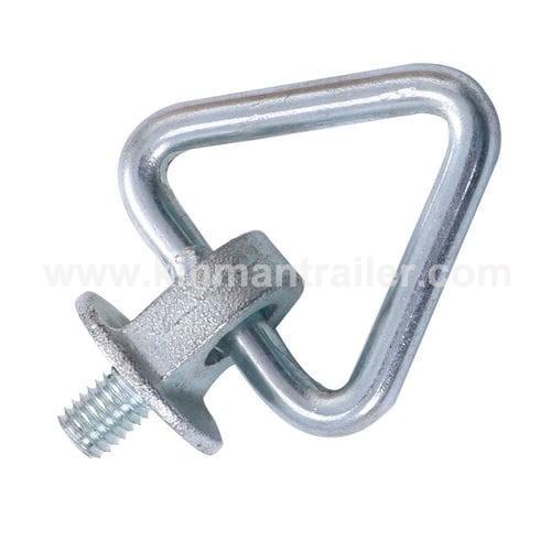 triangular delta lashing tie down anchor removable D ring