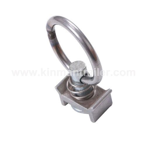 welding round o ring single-stud fitting for aluminium captive track