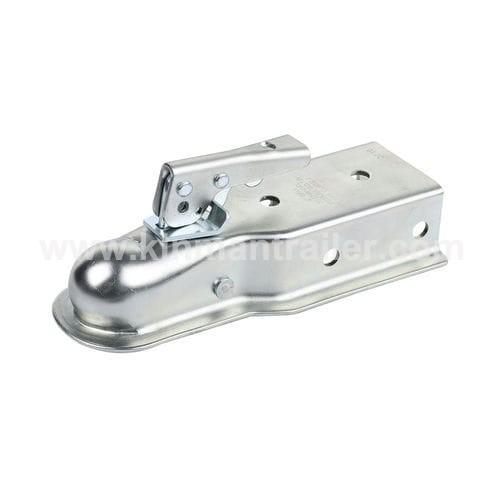 zinc plated 1-7/8inch trailer hitch straight coupler with 2inch channel