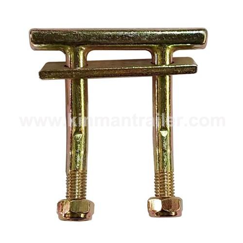 zinc plated bolt on under floor lashing link